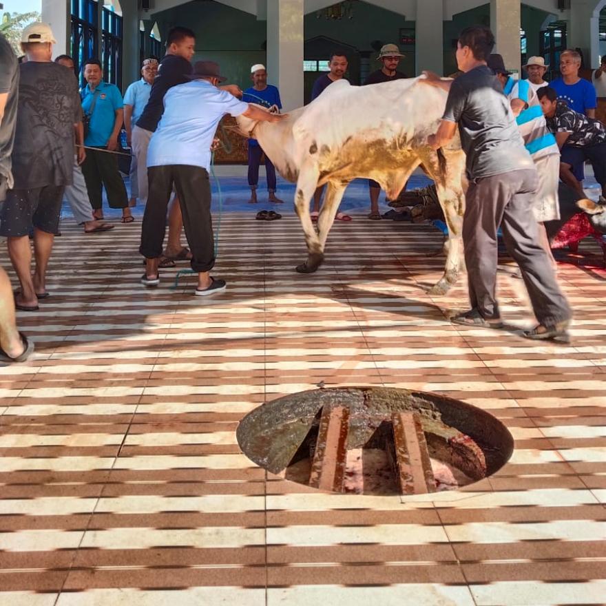 Sholat Idul Adha dan Pelaksanaan Kurban di Padukuhan Kedunggalih Berlangsung Khidmat