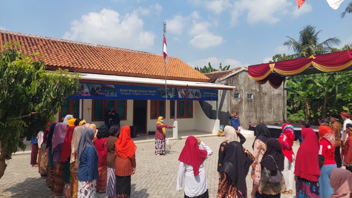 Warga Padukuhan Tunjungan dan Serut Gelar Upacara Bendera Peringati HUT ke-80 Kemerdekaan RI